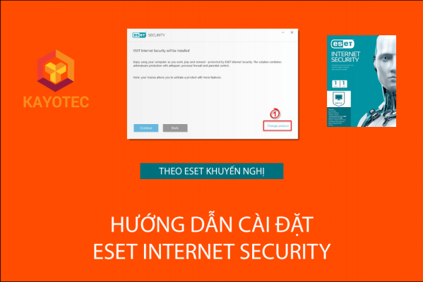 hướng dẫn cài đặt eset internet security