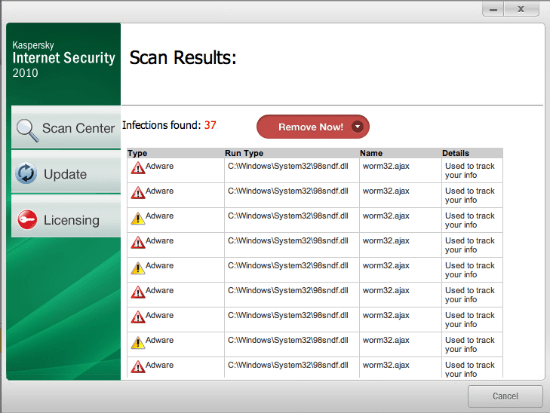 Tác hại của việc sử dụng mã bản quyền giả Kaspersky