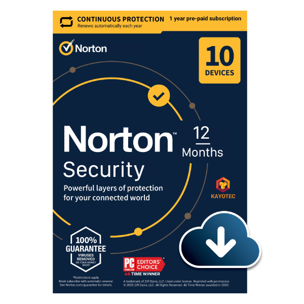 Norton Security 10 Devices 1 Year