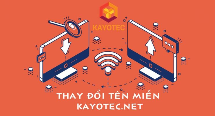 Thông báo thay đổi tên miền Kayotec.net