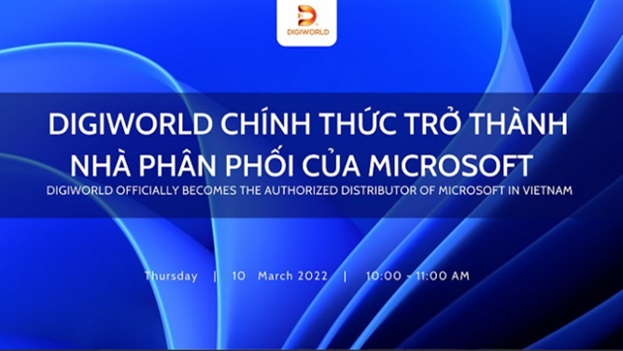 Digiworld trở thành nhà phân phối Key điện tử các sản phẩm Microsoft tại Việt Nam