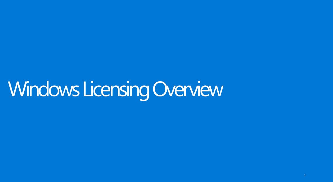 Sự khác nhau giữa các hình thức cấp phép bản quyền từ Microsoft