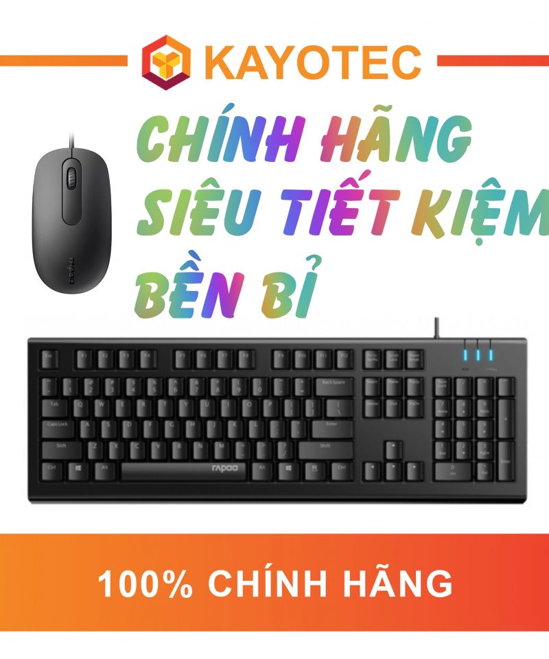 Bộ bàn phím chuột Rapoo NK1800 - N120