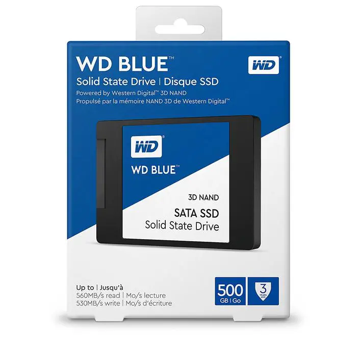 SSD Western Digital Blue 3D-NAND 2.5-Inch SATA III 500GB